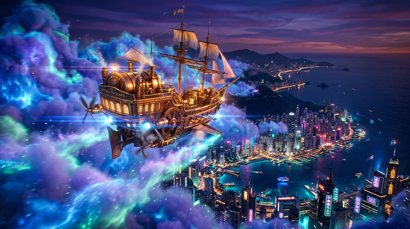 Filme 3D Aventura Steampunk